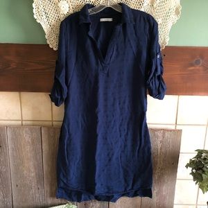 Kenneth Cole Reaction Navy Casual Dress Medium
